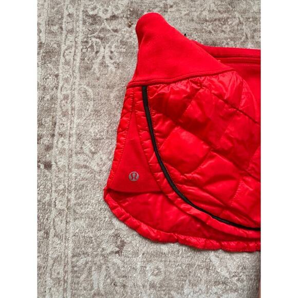Lululemon Hot Cheeks Skirt Stripe Printed Love Red Heathered Fiery Red sz 4 - Picture 9 of 12